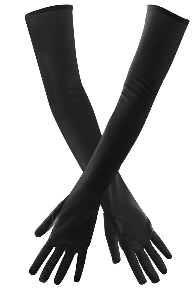 handschuhe damen schwarz Handschuhe in Schwarz für Damen lang – Kostüme.com